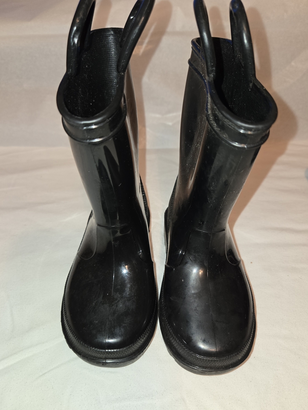 Zoogs Black Glossy Rain Boot Sz 5